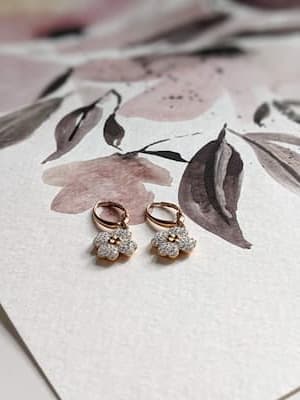Rose Gold Drop Earrings